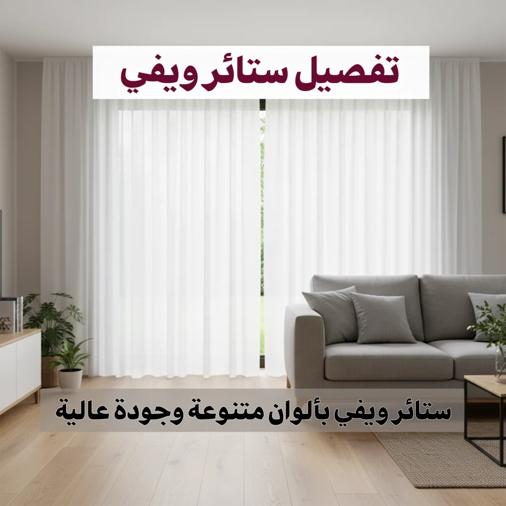 تفصيل ستائر ويفي