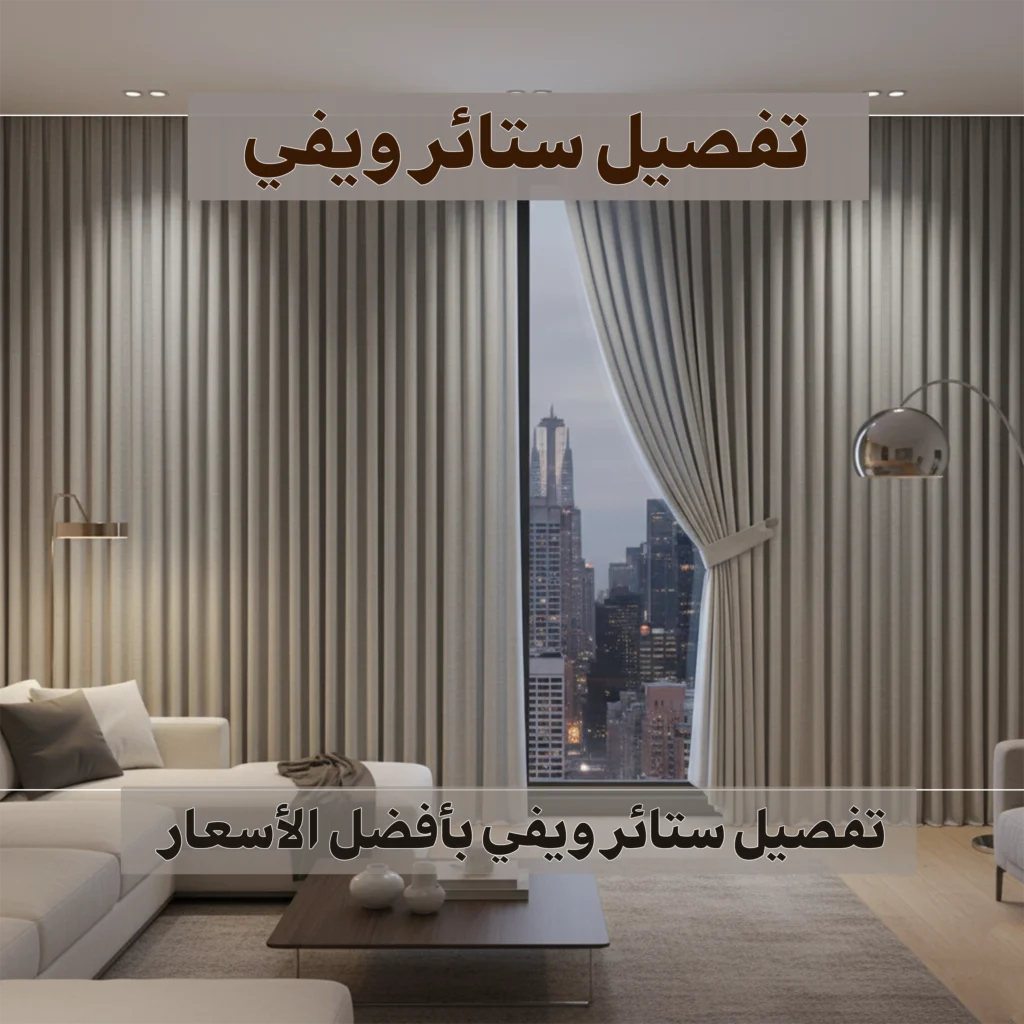 تفصيل ستائر ويفي