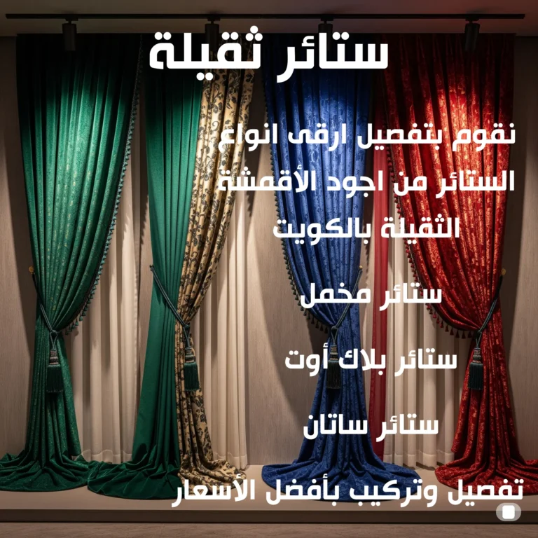 ستائر ثقيلة