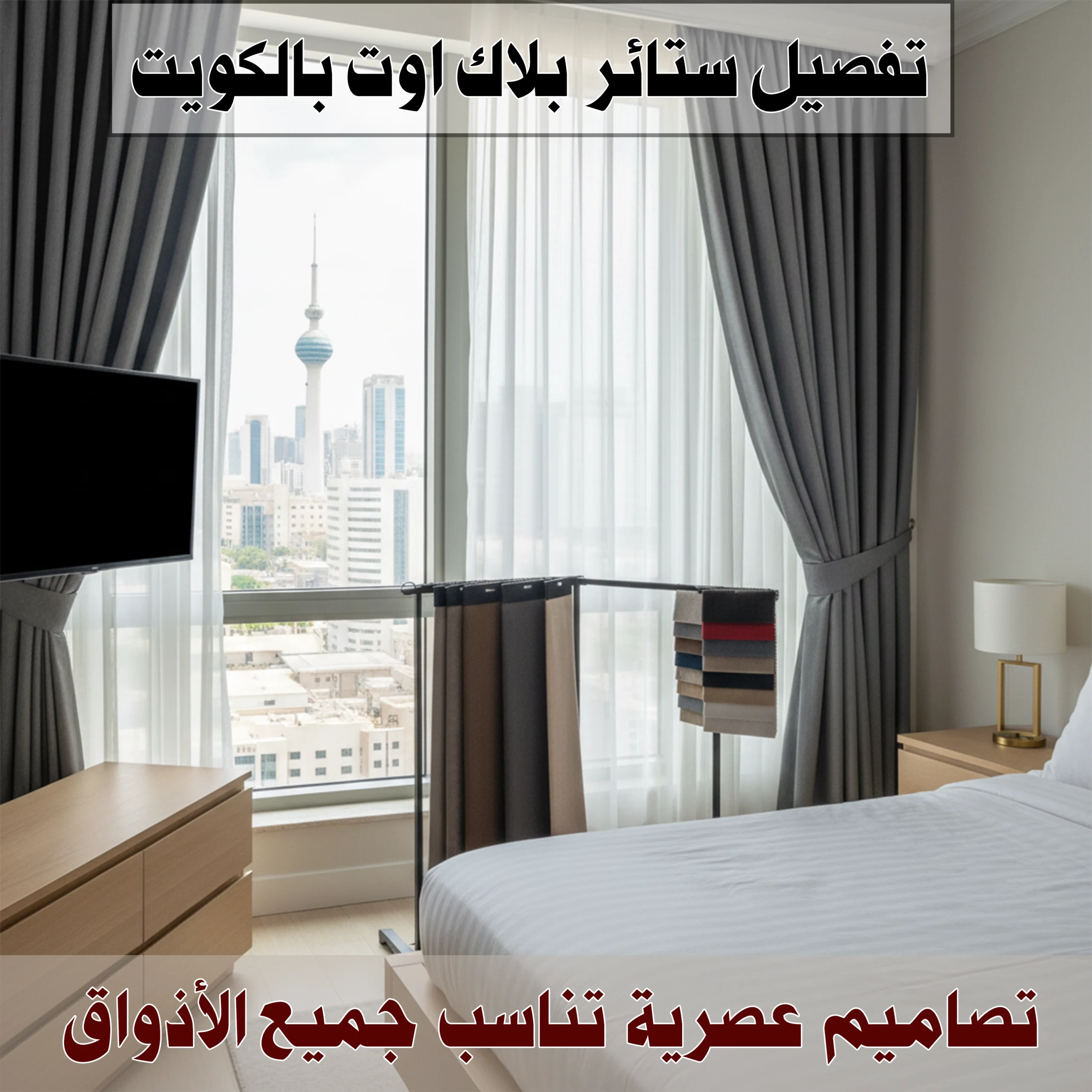 تفصيل ستائر بلاك اوت بالكويت