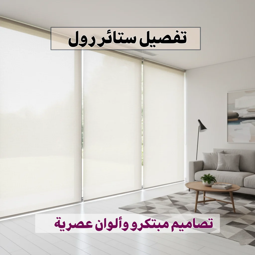 تفصيل ستائر رول